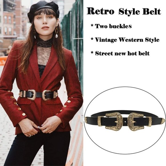 Women\'s Belt Western Vintage Style Genuine Leather main image 4